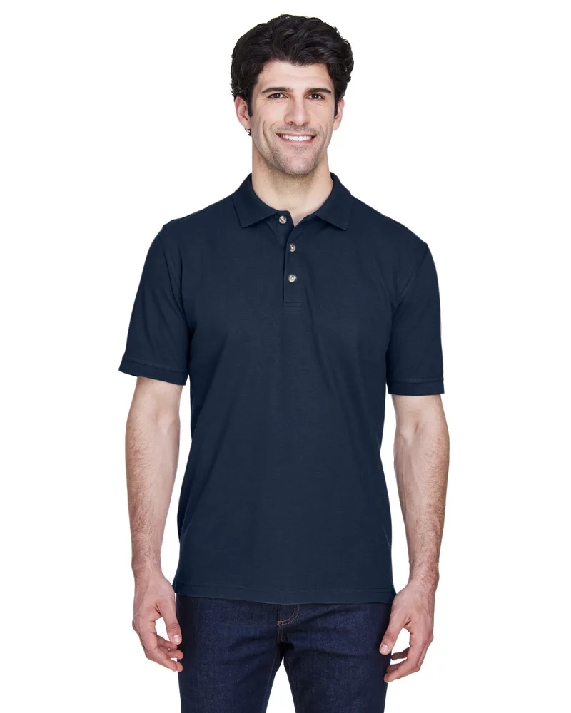 ULTRACLUB Men's Classic Piqué Polo view 3