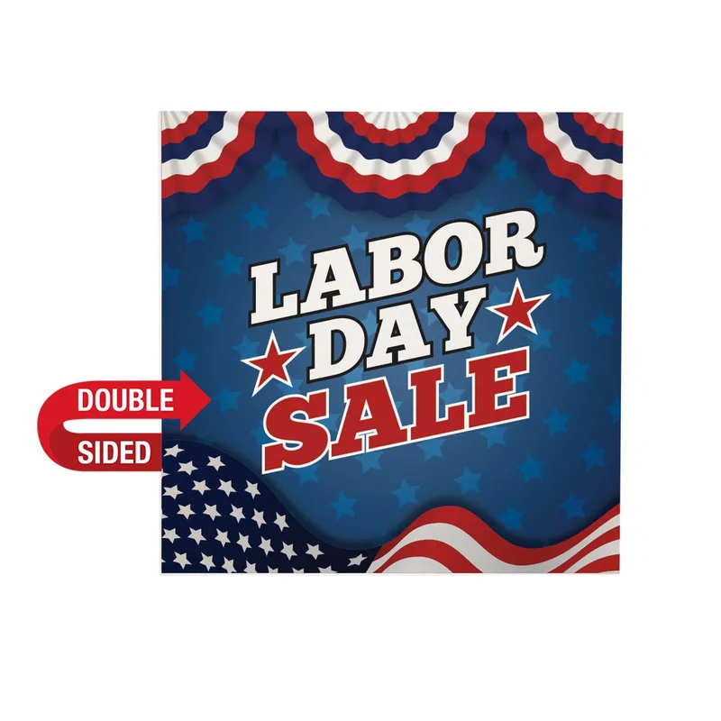 18" x 18" Corrugated Plastic Sign (Double-Sided)