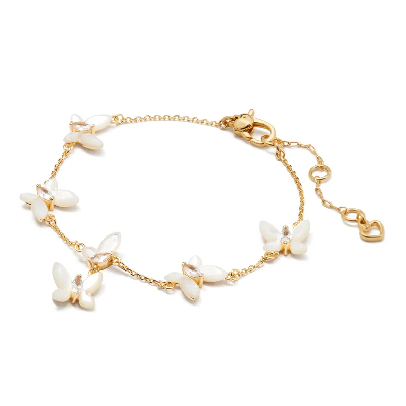 kate spade new york Social Butterfly Bracelet - White Multi