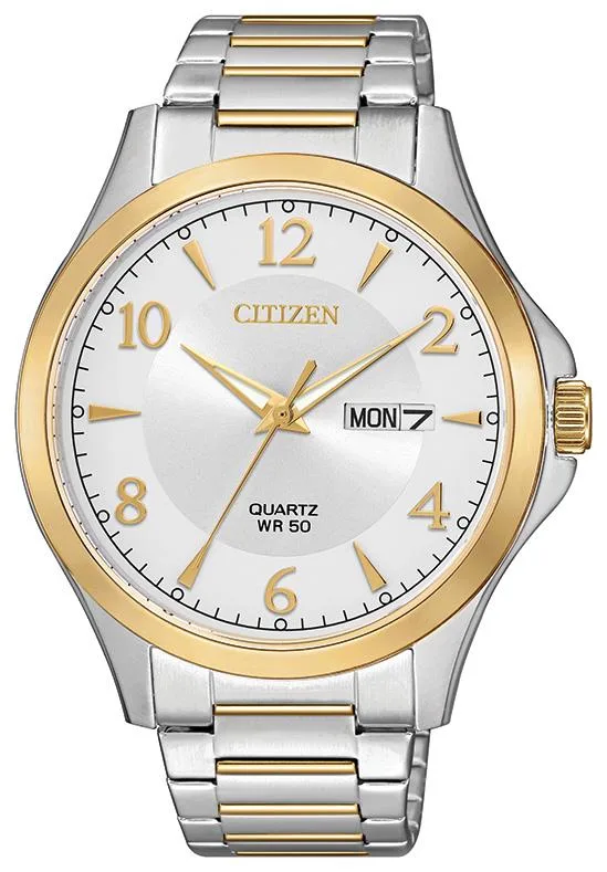 Citizen Watch Men's Quartz Watch, Two-Tone w/Two-Tone Ss Bracelet