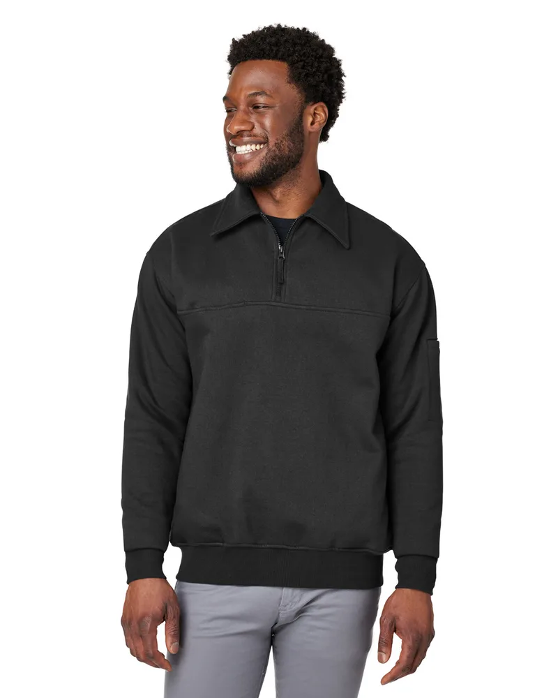 Harriton Unisex ClimaBloc™ Heavyweight Tactical Quarter-Zip Pullover Sweatshirt