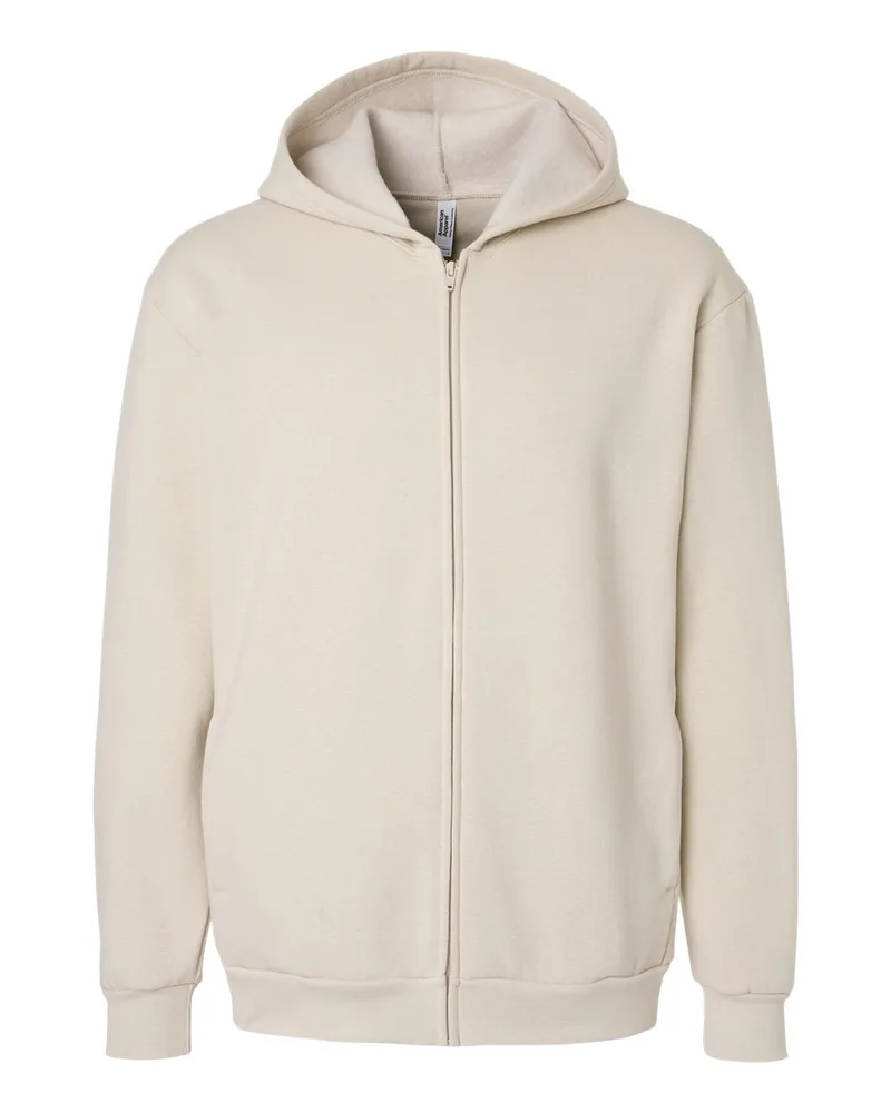 American Apparel® ReFlex Fleece Unisex Full Zip Hoodie view 4