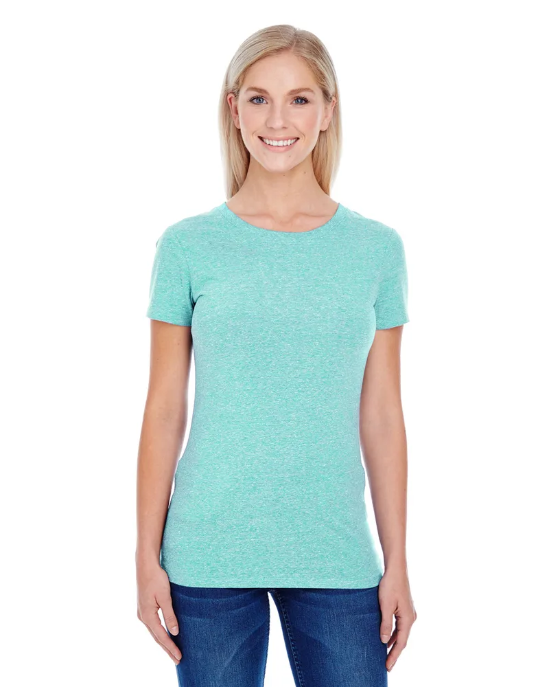 THREADFAST Ladies' Triblend Short-Sleeve T-Shirt view 5