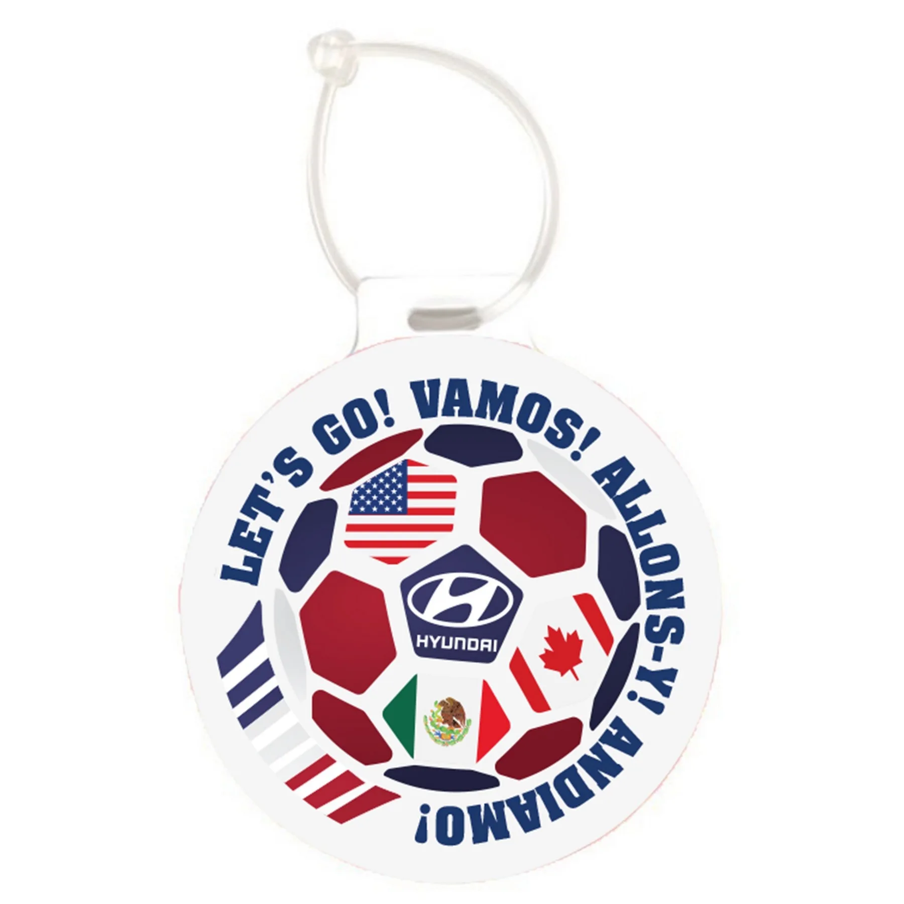 Soccer Luggage Tag