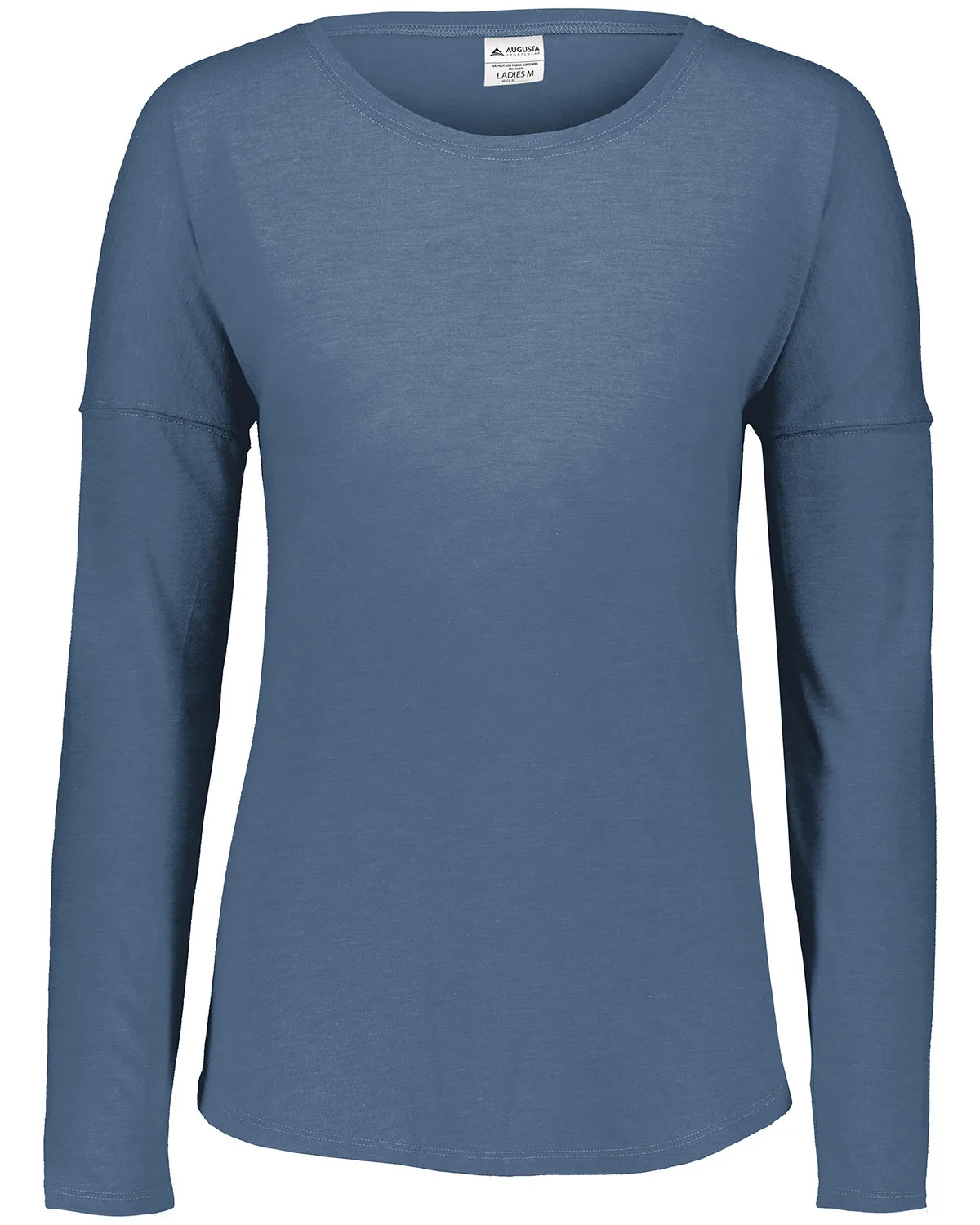 Augusta Ladies' Tri-Blend Long Slevee T-Shirt view 7