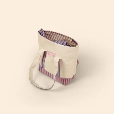 4CP Trim Morris Tote - Small Zippered