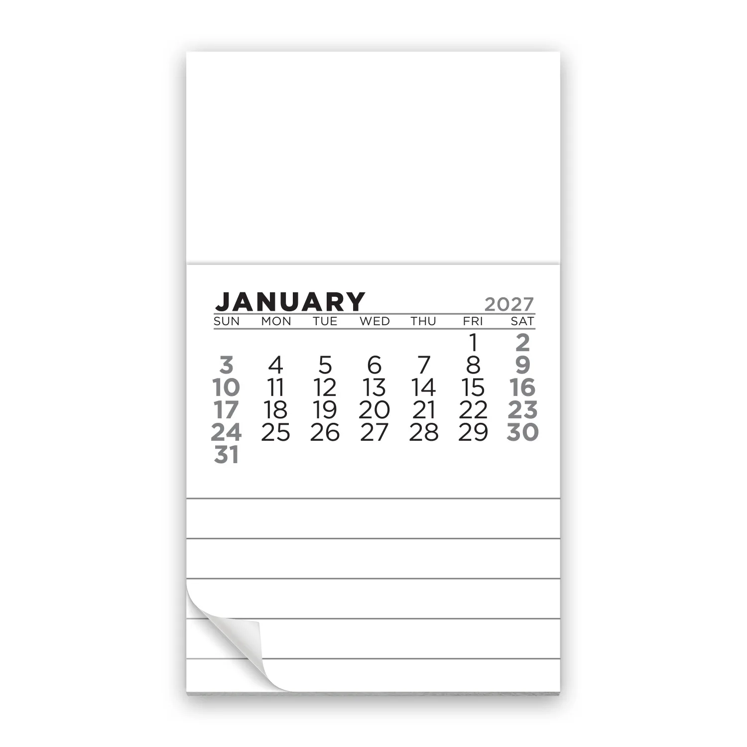 Add-A-Pad 12 Month Calendars view 3