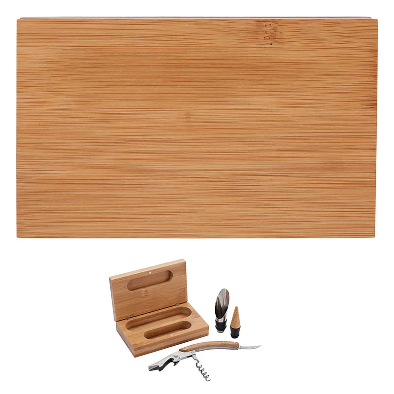 Bel Vino 2-Piece Bamboo Wine Set view 2