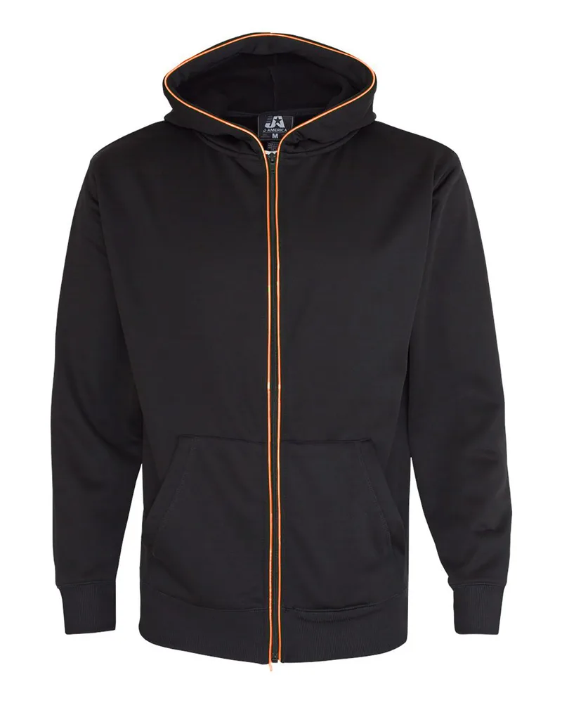 J AMERICA Adult Glow Full-Zip Hood view 2