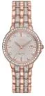 Citizen® Ladies' Silhouette Eco-Drive® Pink Gold-Tone Watch w/Brilliant Crystals