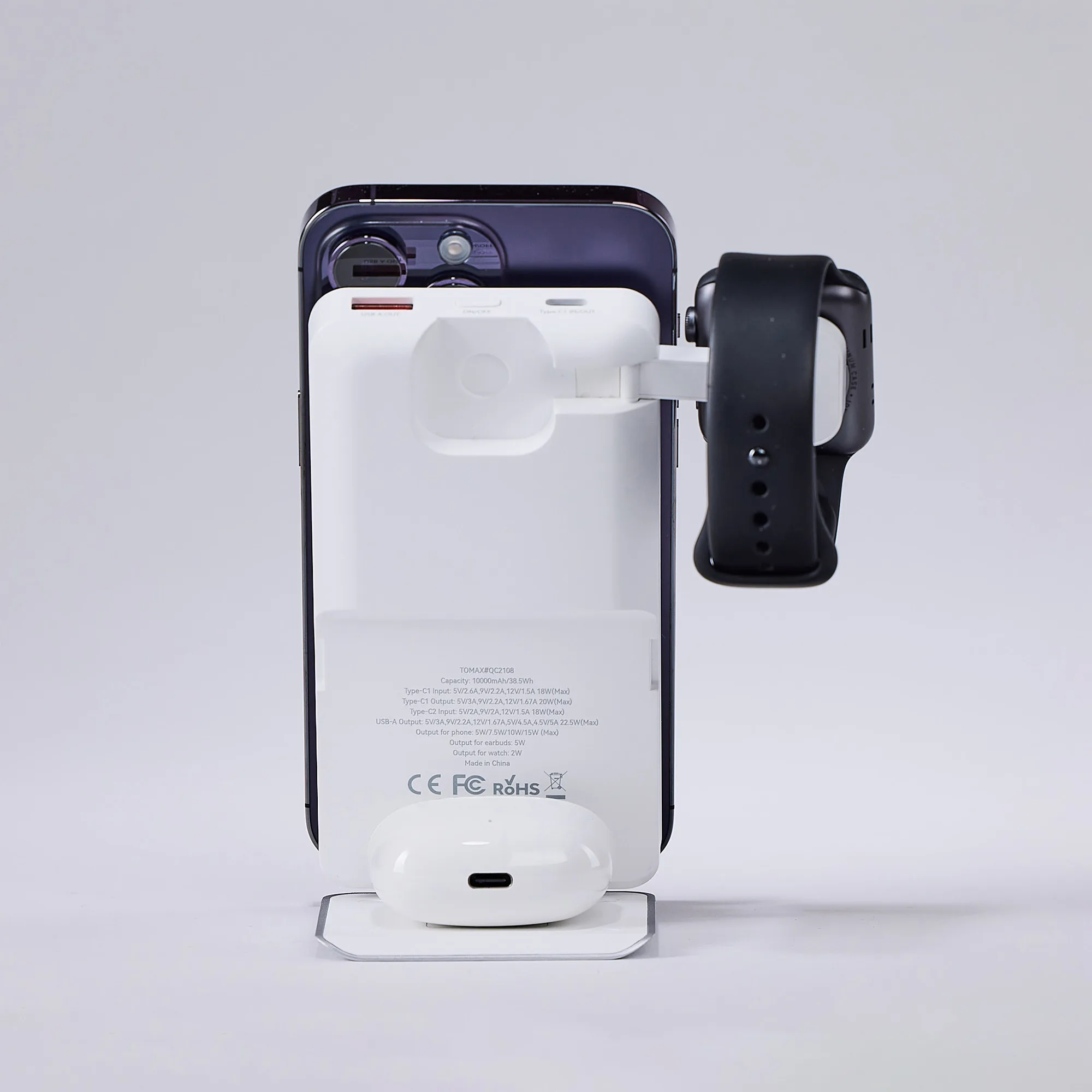 Powerfold MagSafe 10,000 mAh 3-in-1 Power Bank view 5