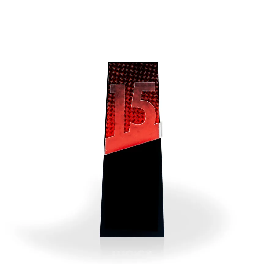 15 Flow Acrylic Desktop Award view 2