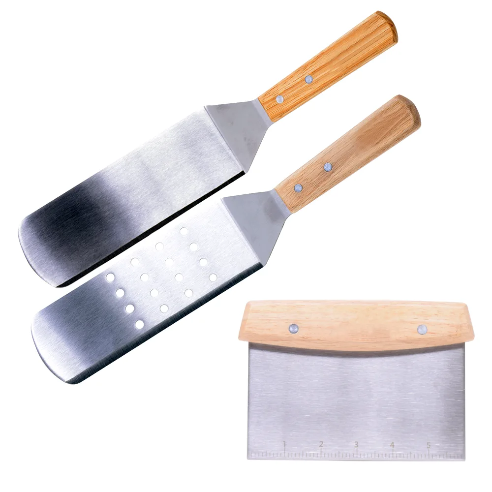 Deluxe Grilling Scraper & Flippers Set view 2