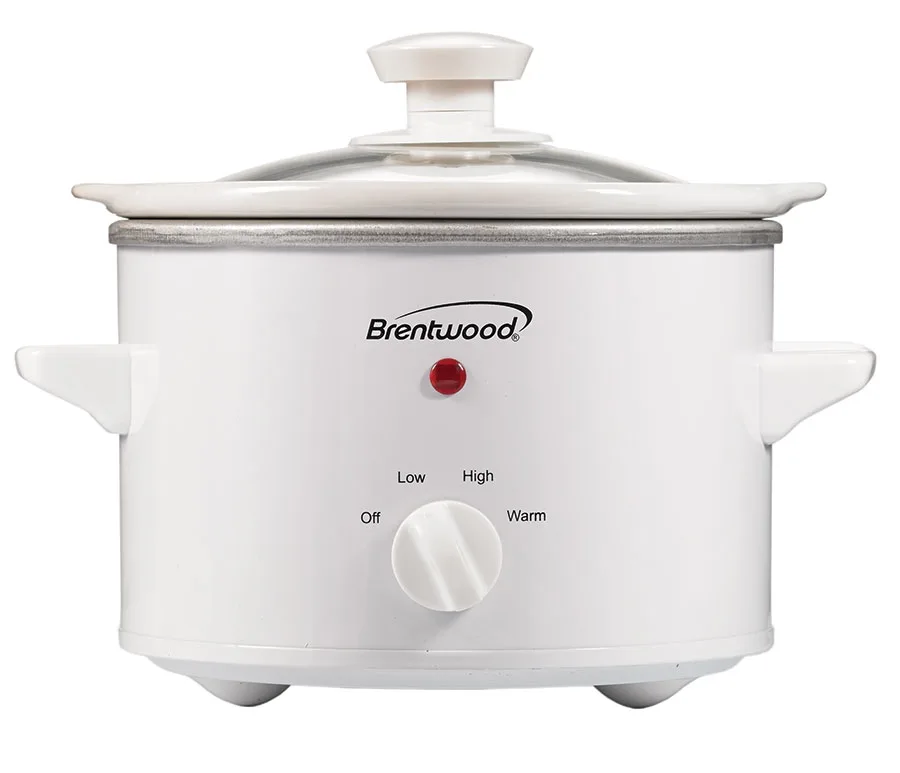 1.5 Quart White Slow Cooker