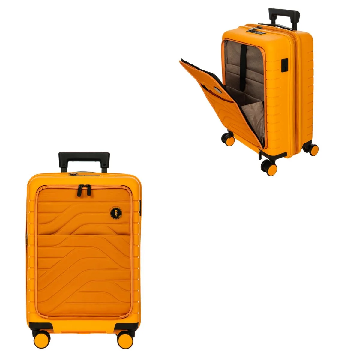 Bric's By Ulisse 21" Expandable Spinner w/Pocket Luggage - Mango Orange