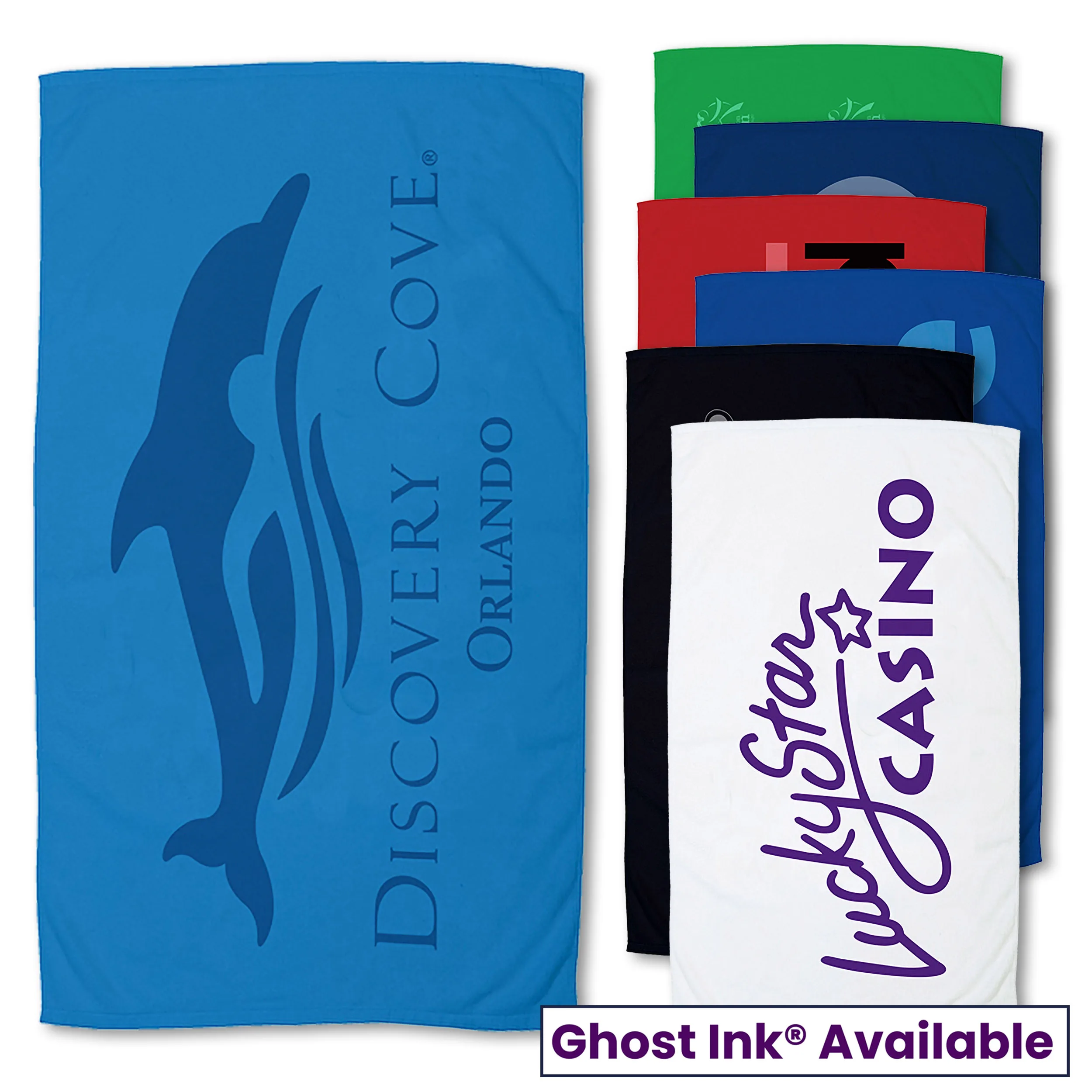 Small Colored Beach Towel (Screen Print)