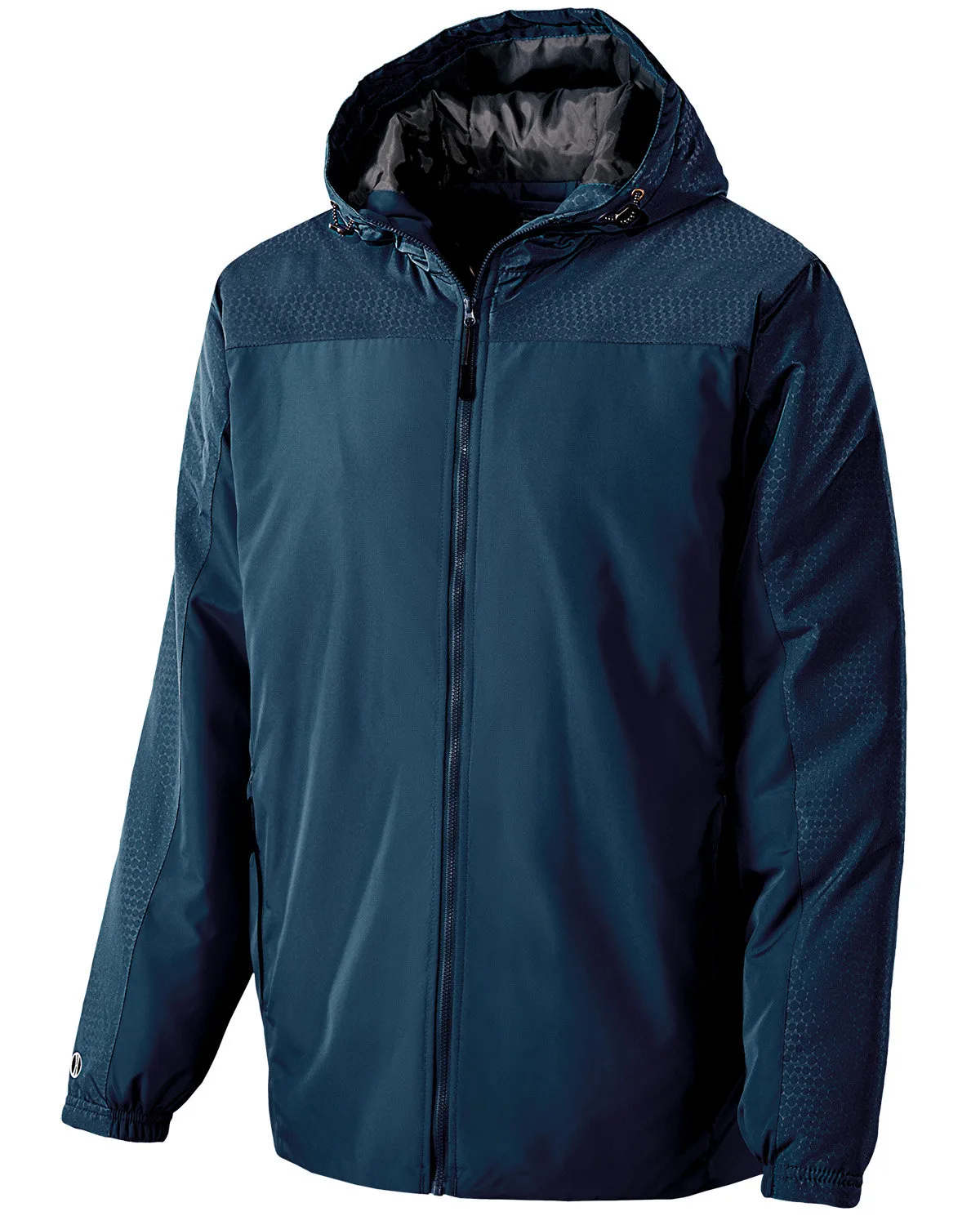 Holloway Adult Polyester Full Zip Bionic Hooded Jacket view 3