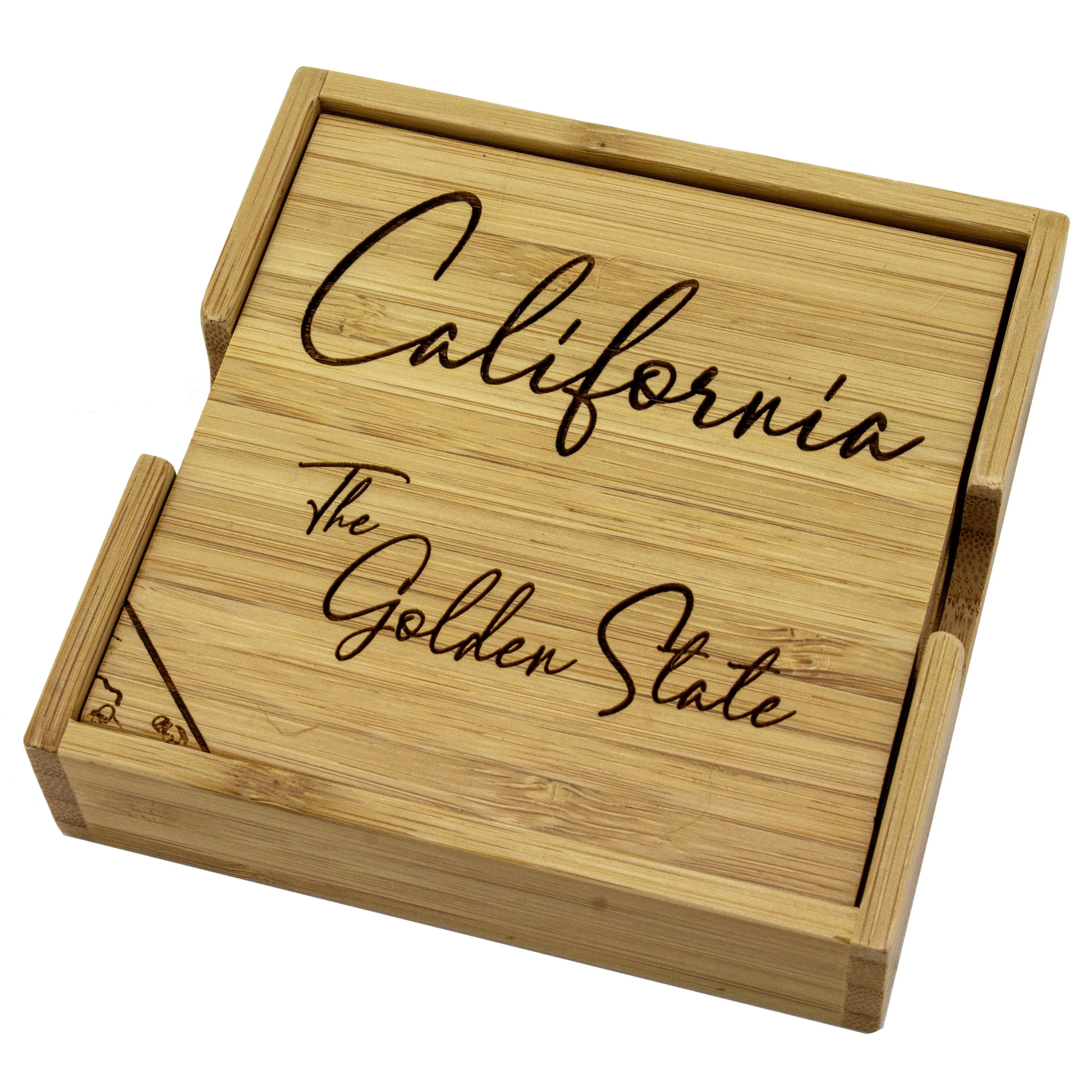 California Puzzle Coaster Set view 7