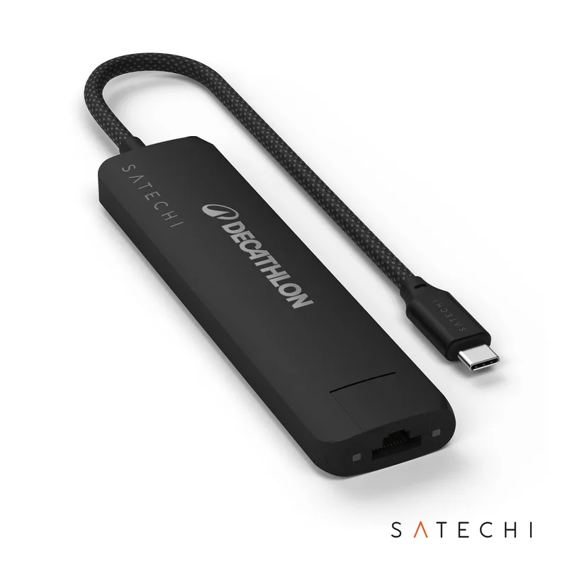 SATECHI® 7-in-1 USB-C Slim Multiport Adapter w/Ethernet