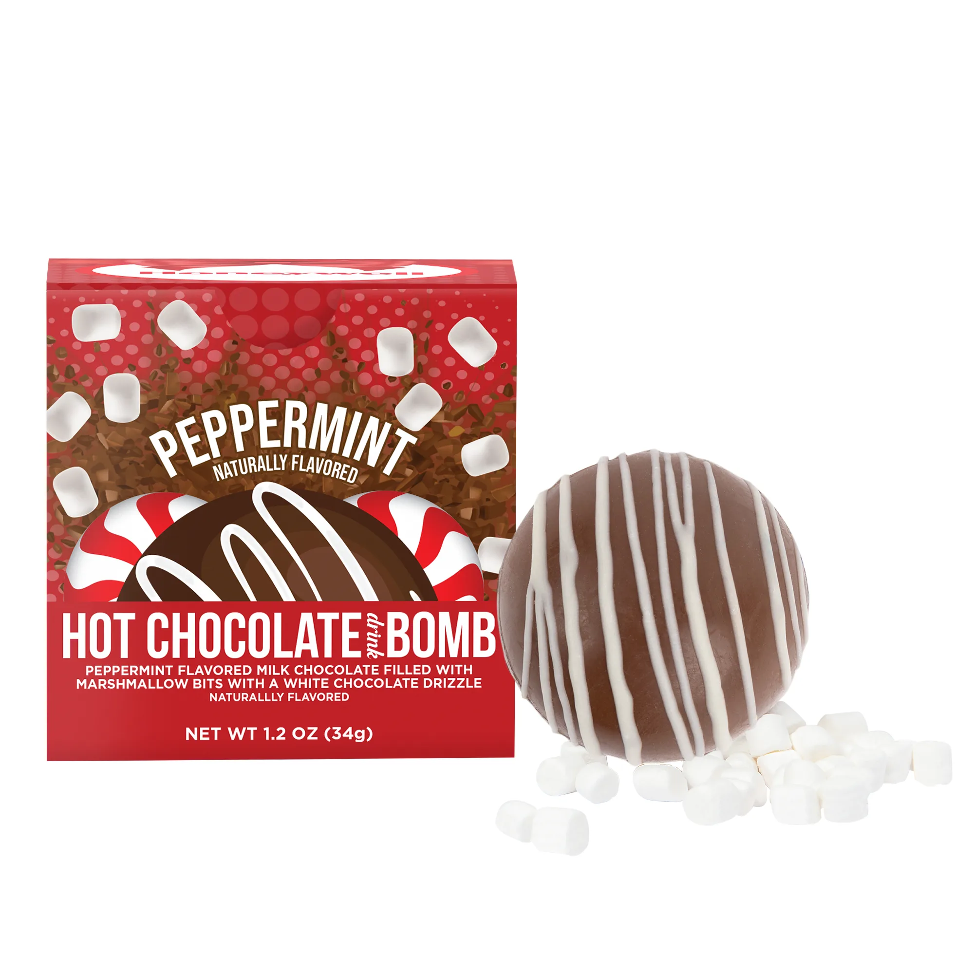 Hot Cocoa Bomb - Peppermint Flavor view 4