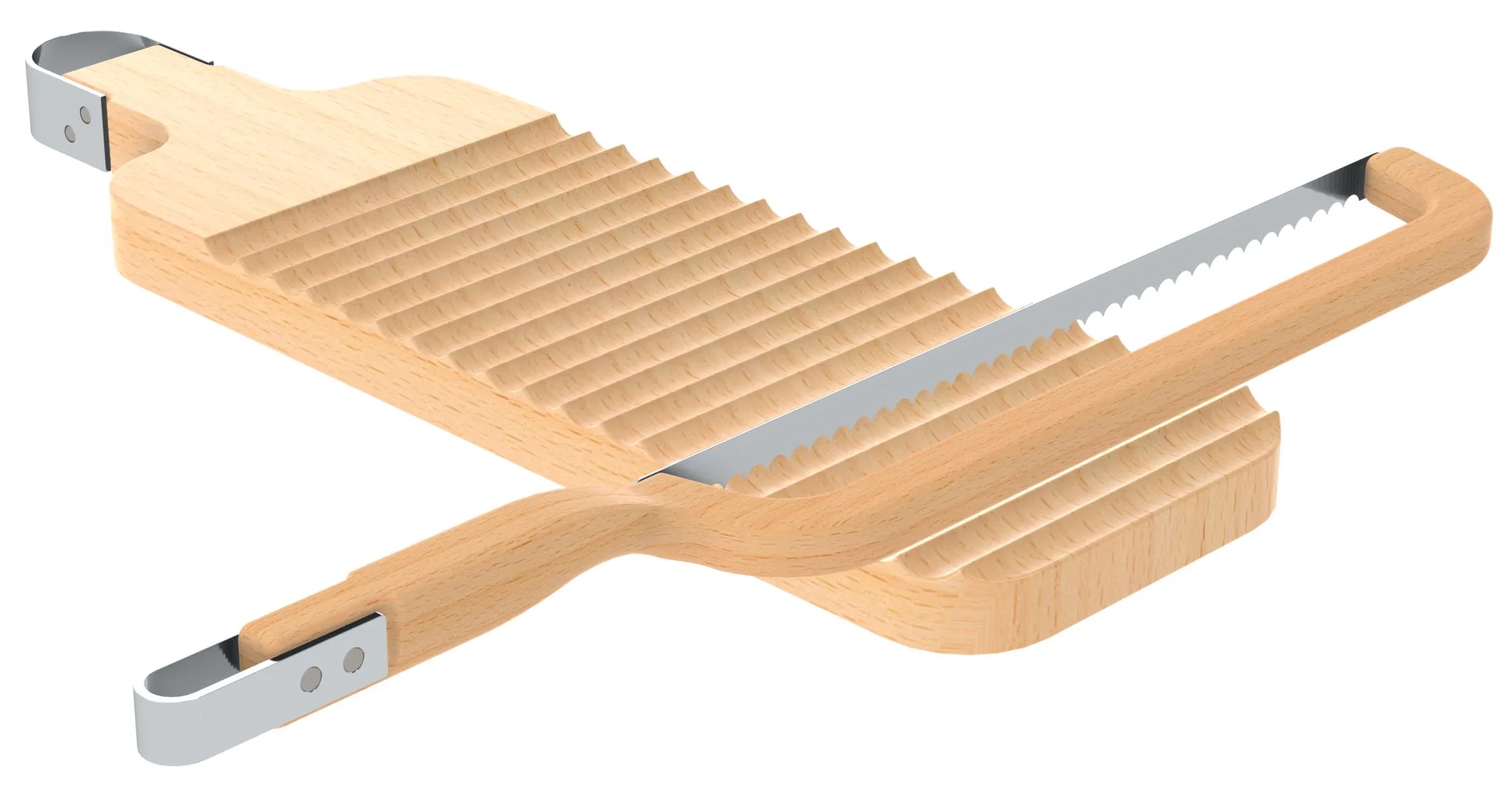 Jeanne Fitz Jeanne Fitz Baguette Cutting Board & Bow Knife Set