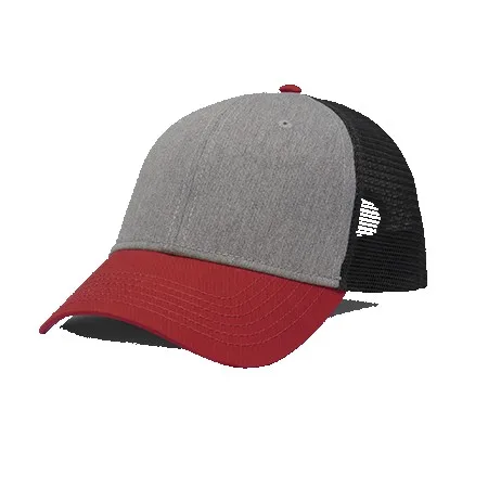 Heather Grey/Red