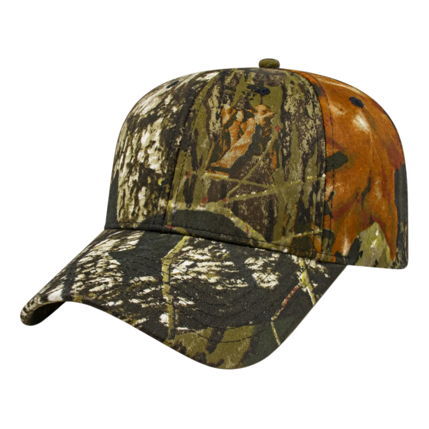 Six Panel Structured Camo Cap view 4