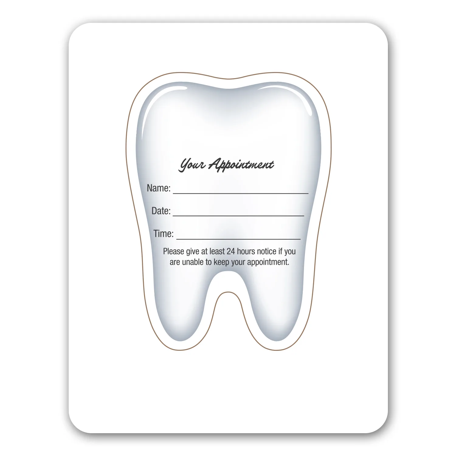 Tooth Punch Out Picture Frame Magnet view 2