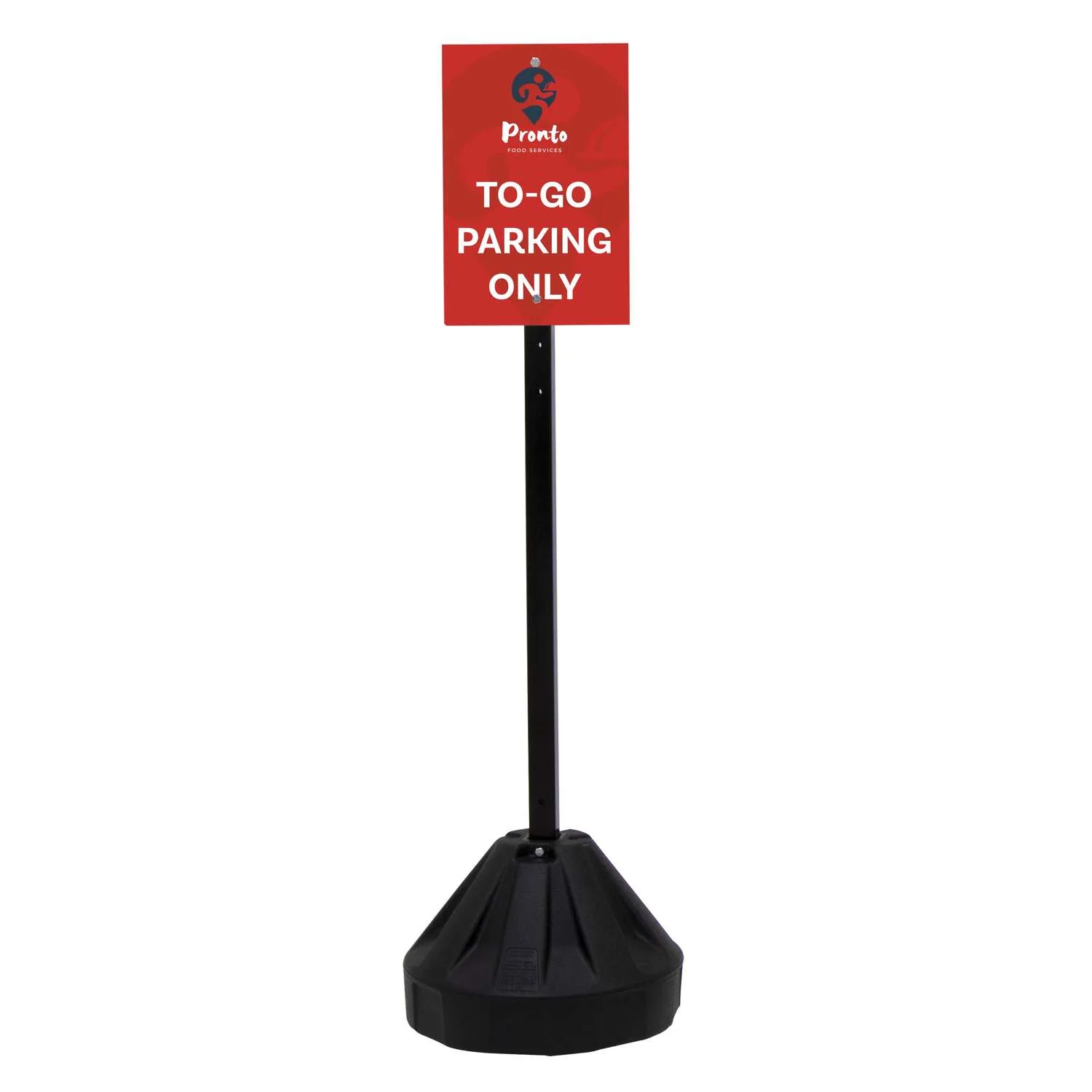 60" Rover Portable Sign Post Single-Sided Kit view 3