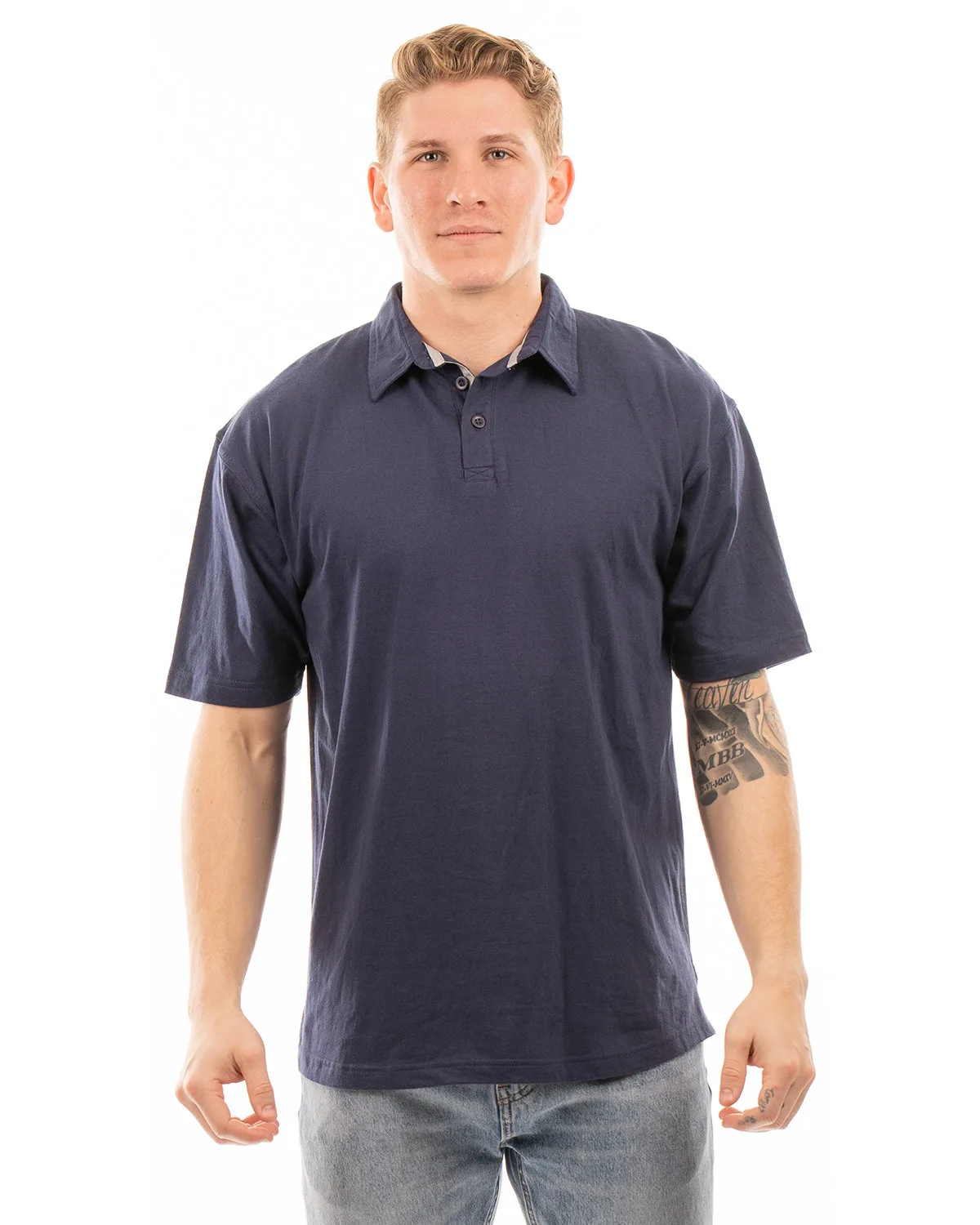 Burnside Men's Fader Jersey Polo view 5
