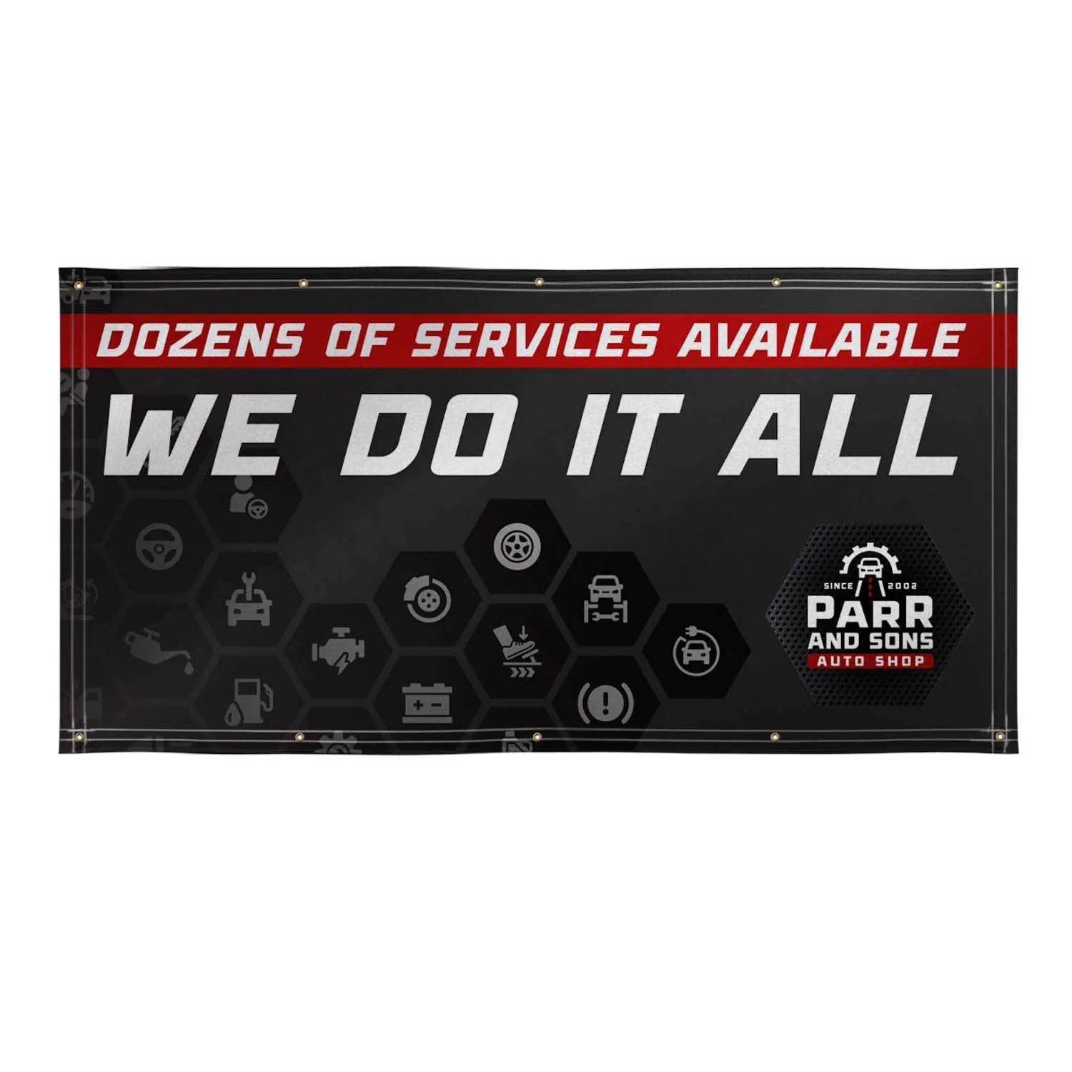 4' X 8' Super Poly Knit Fabric Banner