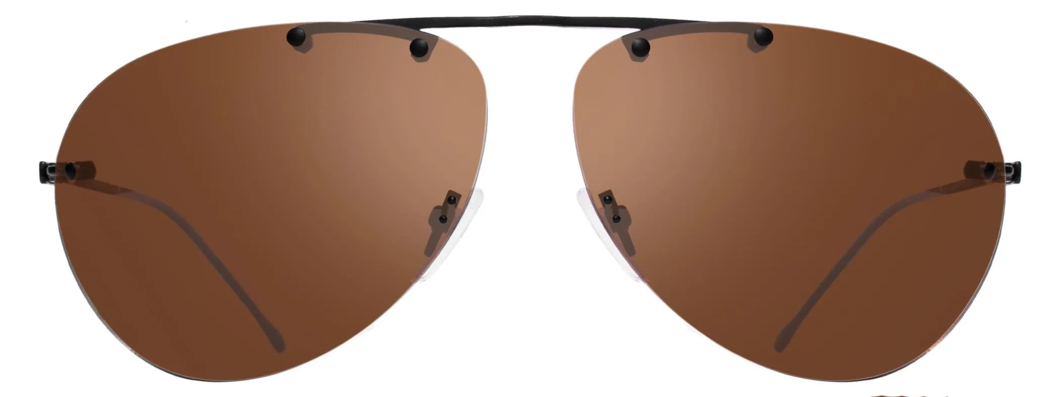 Revo Sunglasses Revo Black Aviator - Satin Black
