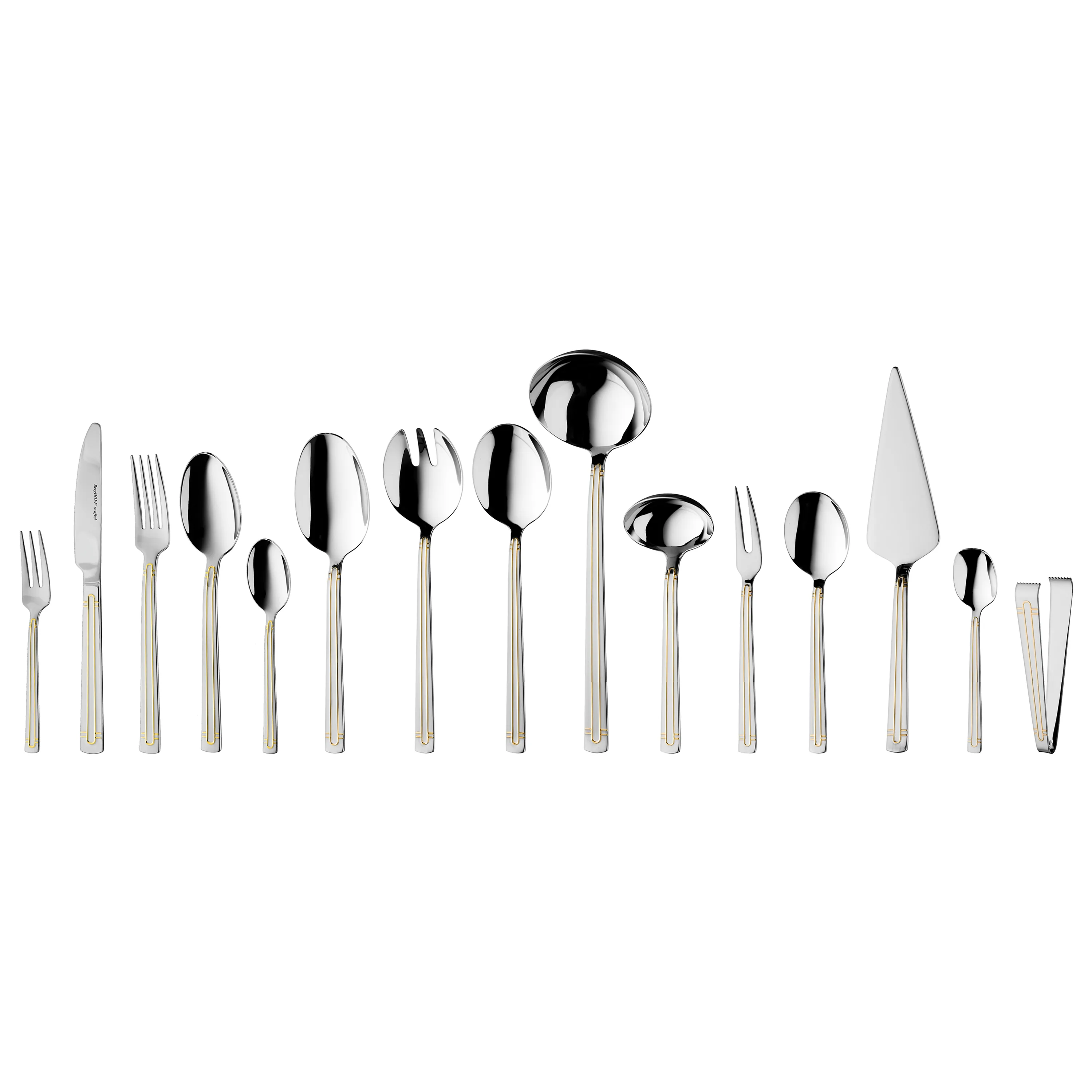 BergHoff Essentials 72Pc 18/10 Ss Set (Serv For 12), Heritage