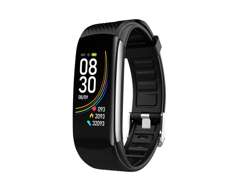 Intelligent Galaxy Chillband Slim Thermo All Day Body Temperature Monitoring Watch - Black