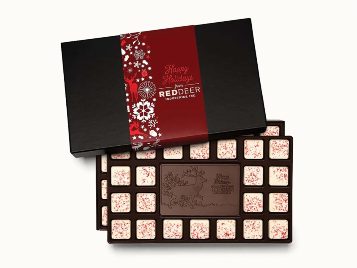 46-Piece Peppermint Bark Ensemble Gift Set with Luxury Custom Packaging view 3