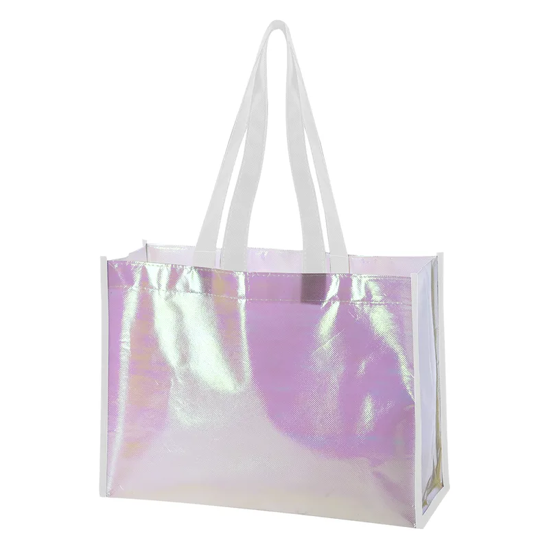 Mini Pearl Laminated Non-woven Tote Bag view 2