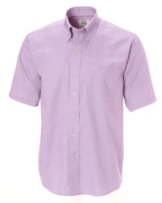 Cutter & Buck Epic Easy Care Nailshead Mens Short Sleeve Dress Shirt view 5