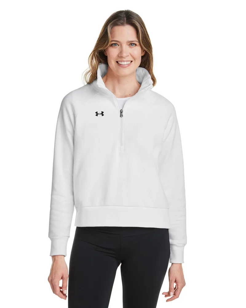 UNDER ARMOUR Ladies' Rival Fleece Quarter-Zip view 2