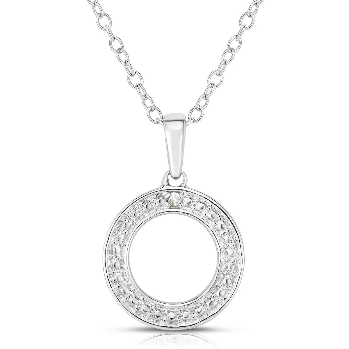 Jilco Inc Diamond Geometric Necklace