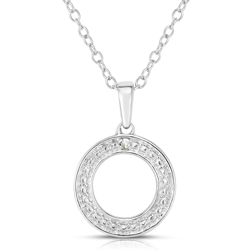 Jilco Inc Diamond Geometric Necklace