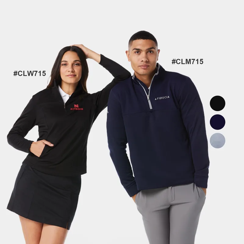 Callaway® Ottoman Men's Golf 1/4-Zip Fleece Pullover with Custom Logo