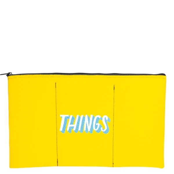 Horizontal Scuba Foam Cable Keeper Divided Organizer Bag view 4