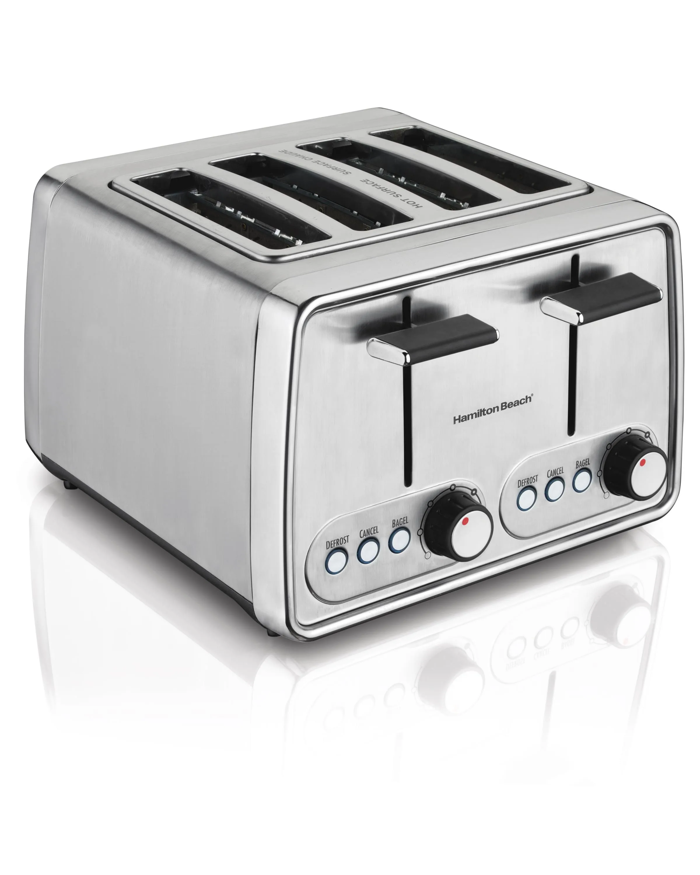 Hamilton Beach® Modern Chrome 4 Slice Toaster