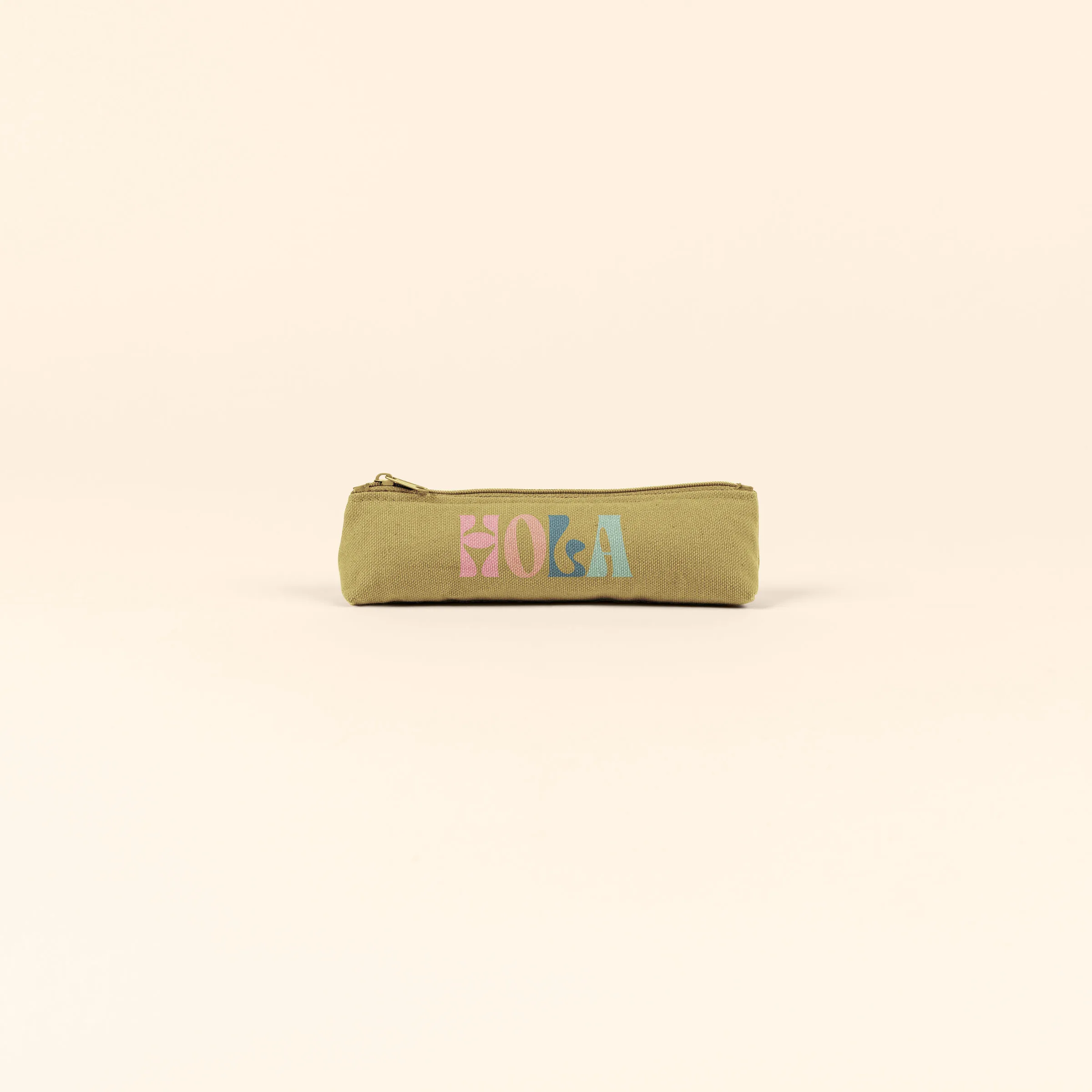 Khaki Beige Logo Front