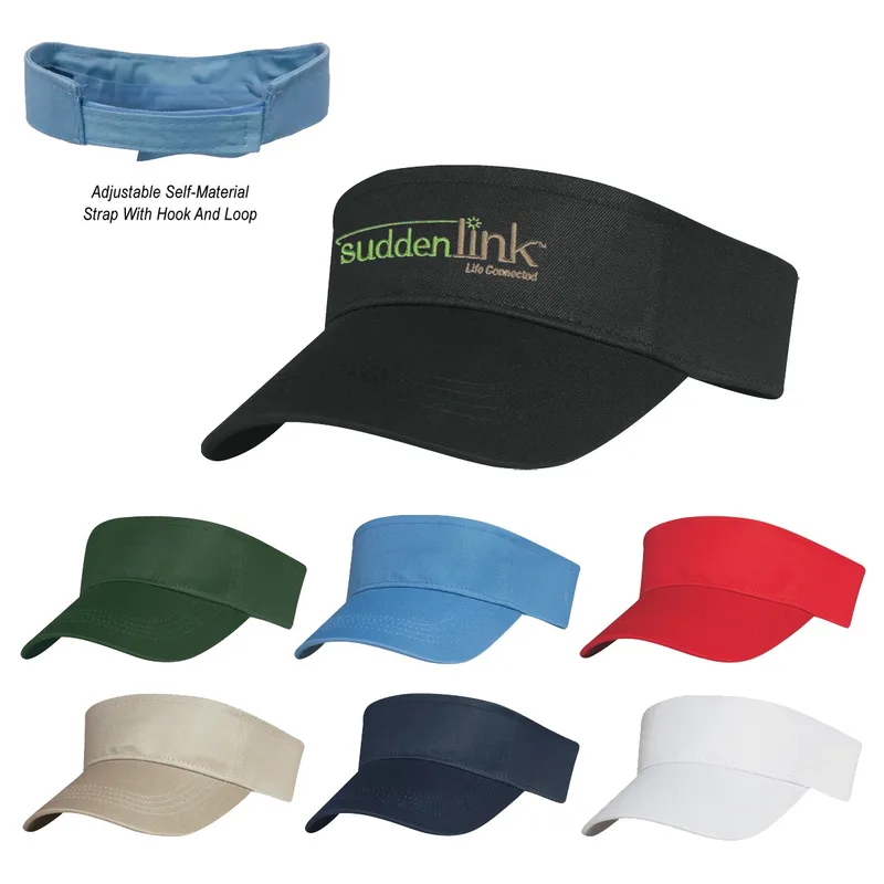 Cotton Twill Visor view 2