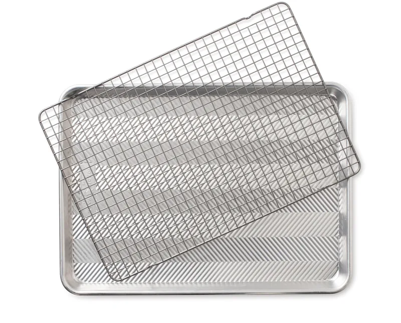 Nordic Ware Prism Half Sheet W/Oven-Safe Nonstick Grid