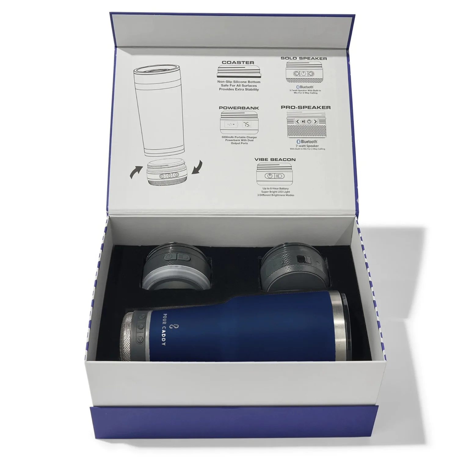 Pour Caddy® Go Caddy 28 Oz. Tumbler Gift Set view 3