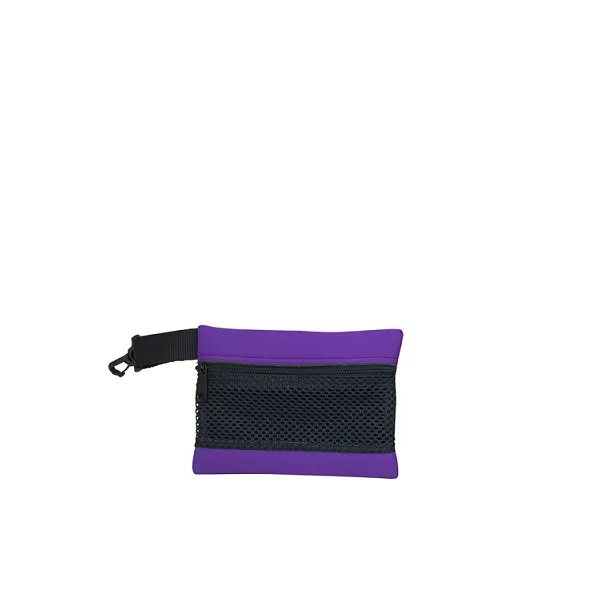 6 7/8"x4 7/8" Small Mesh Back Travel Bag w/Clip view 3