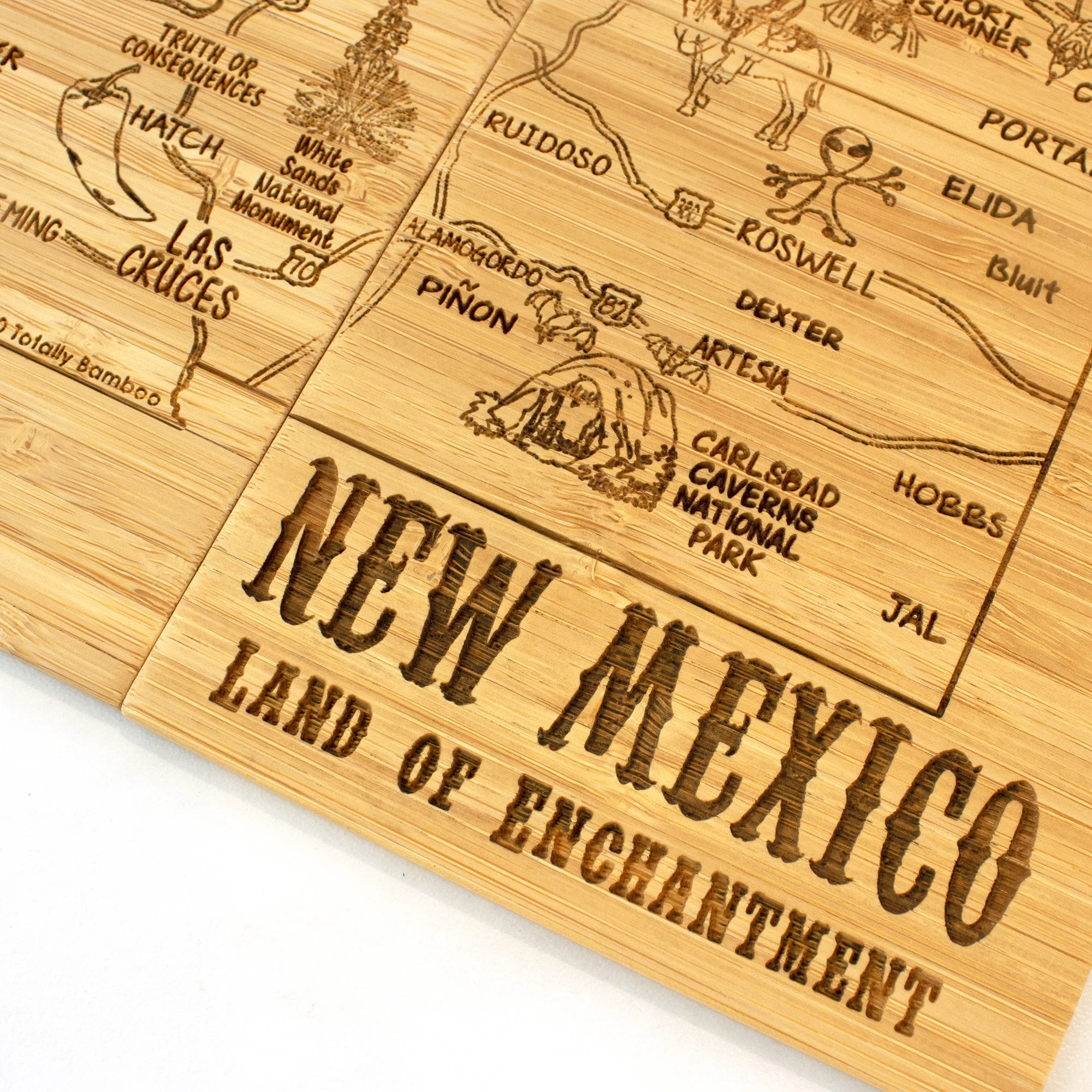 New Mexico Puzzle Coaster Set view 4