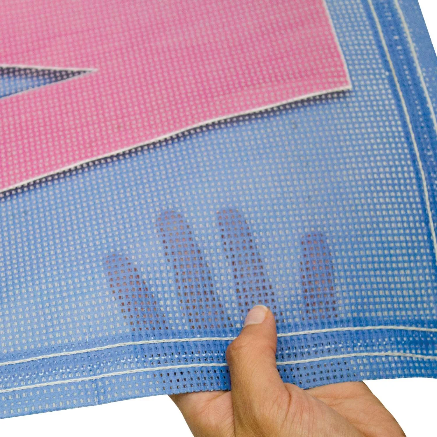 4' x 8' 9 oz. Mesh Vinyl Banner Single-Sided view 3